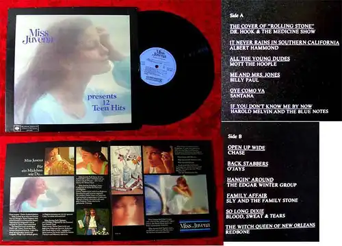 LP Miss Juvena presents 12 Teen Hits (CBS LSP 13012) Redbone Edgar Winter