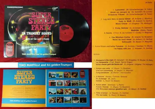 LP Tino Martelli & His Golden Trumpet: Super Stereo Party in Trumpet Sound  D68