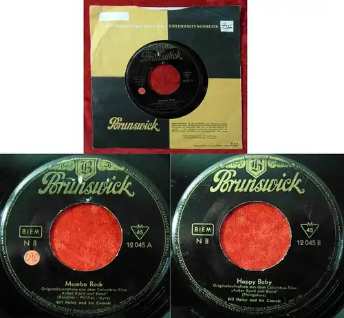 Single Bill Haley & Comets: Mambo Rock (Brunswick 12 045) D