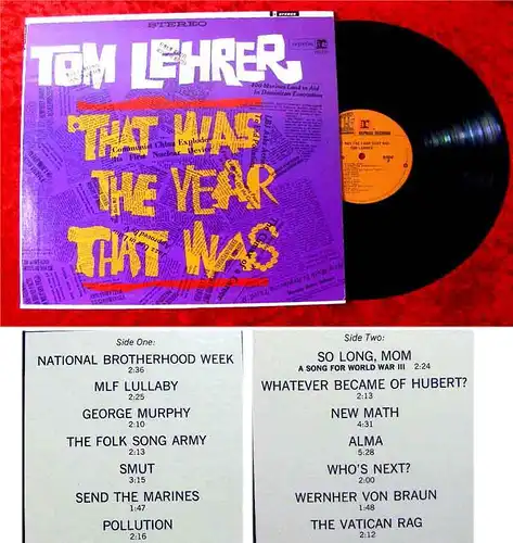 LP Tom Lehrer: That was the year that was (1965)