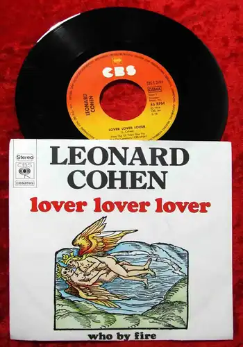 Single Leonard Cohen: Lover Lover Lover (CBS C 852699) D 1974