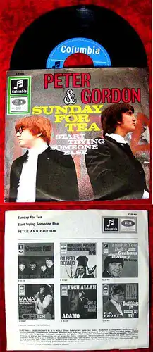 Single Peter & Gordon: Sunday for Tea (Columbia C 23 481) D