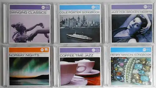 6 CD´s Jazz Club Series - Verve Records  - Sammlung -