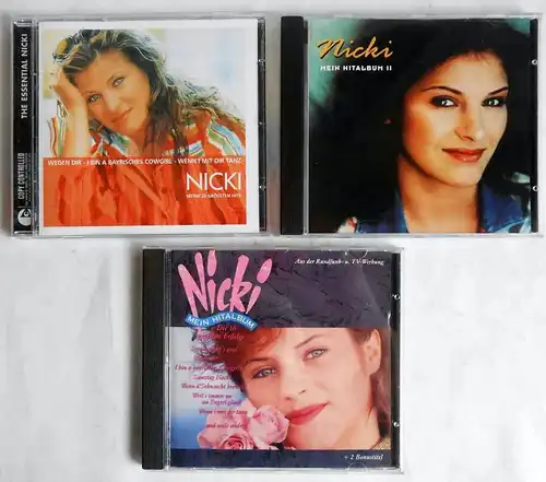 3 CD´s Nicki - Sammlung -