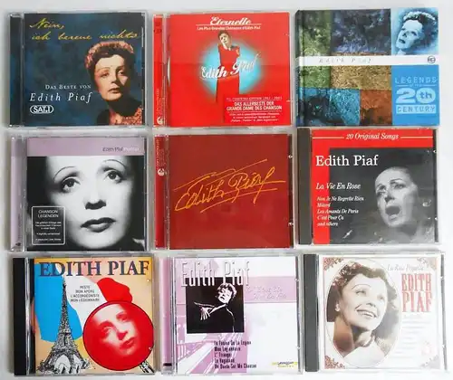 10 CD´s  Edith Piaf   - Sammlung -