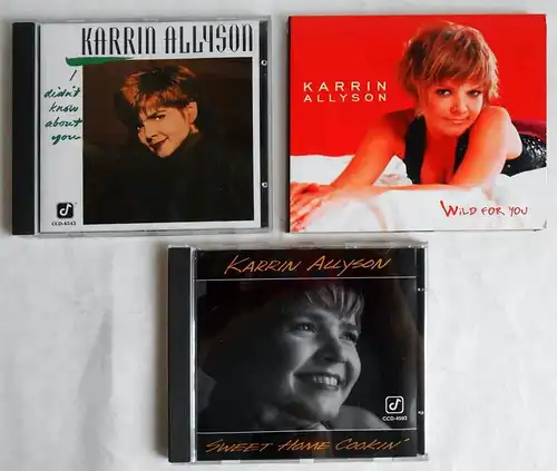 3 CD´s  Karrin Allyson  - Sammlung -