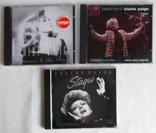 3 CD´s  Elaine Paige - Sammlung -