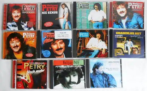 11 CD´s  Wolfgang Petry - Sammlung -