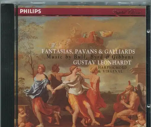CD Gustav Leonhardt: Fantasias, Pavans & Galliards (Philips) 1993