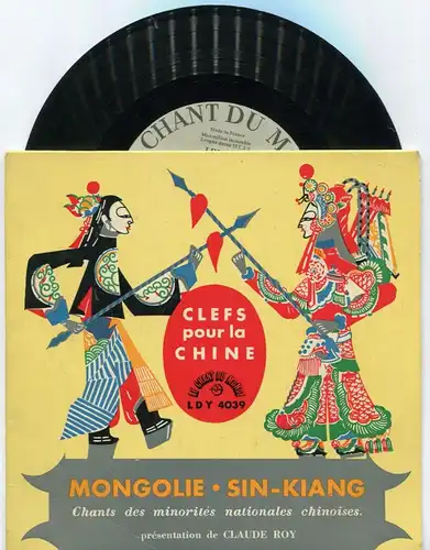 EP Mongolie - Sin-Kiang (Chant Du Monde LDY 4039) F