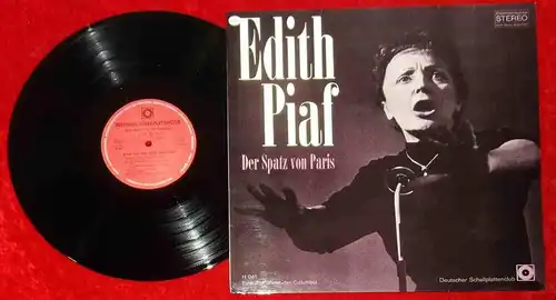 LP Edith Piaf - Der Spatz von Paris (Deutscher  Schallplattenclub H 041) D