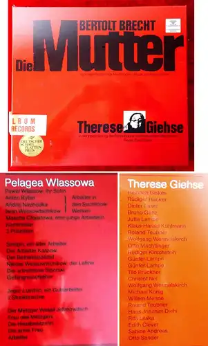3LP Box Bertolt Brecht: Die Mutter - mit Therese Giehse - (DGG 2750 004) D