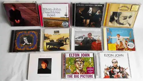 12 CD´s Elton John  - Sammlung  -