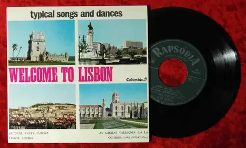EP Welcome To Lisbon - Celeste Rodrigues & Co.  (Columbia SLEM 2149) UK