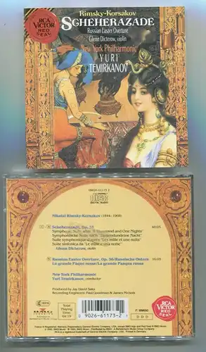 CD New York Philharmonic Yuri Temirkanov: Scheherazade Rimsky Korsakov (RCA)