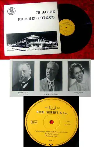 LP 75 Jahre Richard Seifert & Co. 1967 Das Porträt