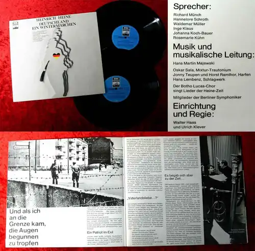 2LP Heinrich Heine: Deutschland Ein Wintermärchen - eine Abhöraffäre (EMI) D