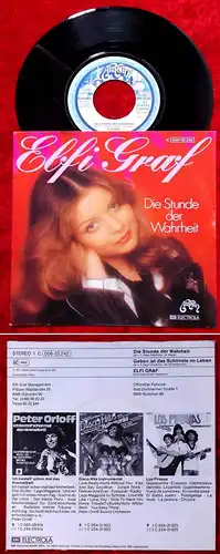 Single Elfi Graf: Die Stunde der Wahrheit (Aladin 1C 006-32 242) D 1977