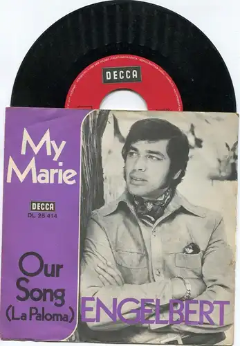 Single Engelbert: My Marie (Decca DL 25 414) D