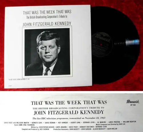 LP That was the Week that was - John Fitzgerald Kennedy (BBC 23.11.1963) D 1963