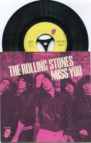 Single Rolling Stones; Miss You / Far Away Eyes (Stones 2C 008-61201) F 1978
