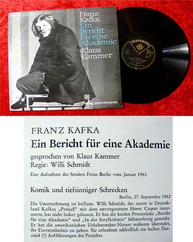 LP Klaus Kammer: Bericht für eine Akademie (1963) (Telefunken) D