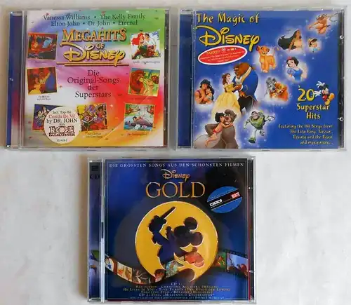 4 CD´s  Walt Disney Soundtracks  - Sammlung  -