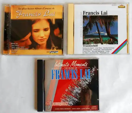 3 CD´s  Francis Lai   - Sammlung  -