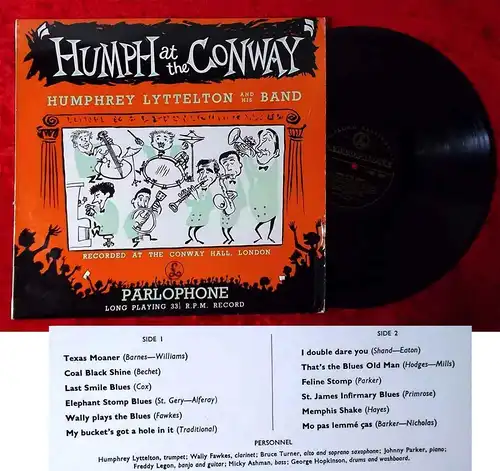 LP Humphrey Lyttelton: Humph at the Conway (Parlophone PMC 1012) UK