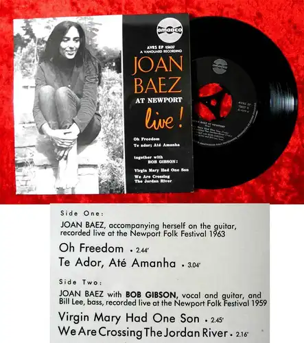 EP Joan Baez at Newport Live! (Amadeo AVRS EP 15637) A