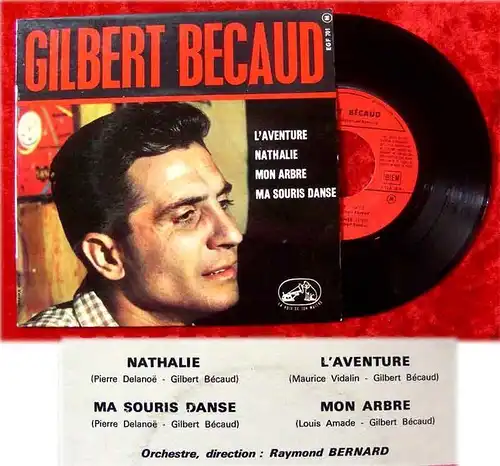 EP Gilbert Becaud L Aventure Nathalie