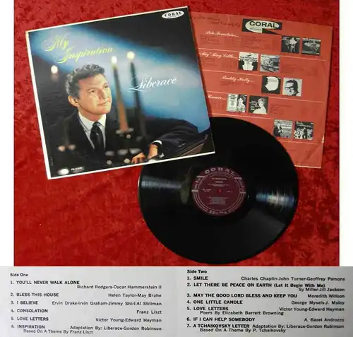 LP  Liberace: My Inspiration (Coral CRL 57344) US