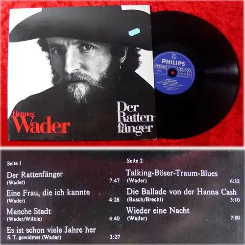 LP Hannes Wader Der Rattenfänger