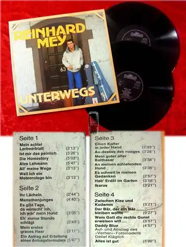 2LP Reinhard Mey: Unterwegs
