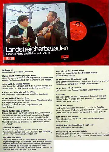 LP Peter Rohland Schobert Schulz Landstreicherballaden (Polydor) D