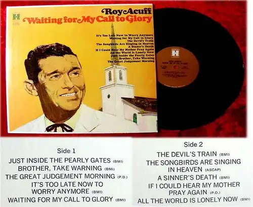 LP Roy Acuff Waiting for my call to glory
