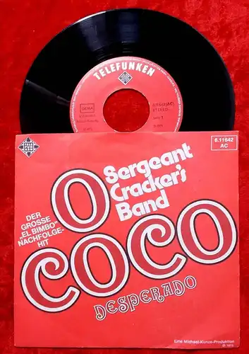 Single Sergeant Cracker´s Band: O Coco (Telefunken 611642 AC) D 1975