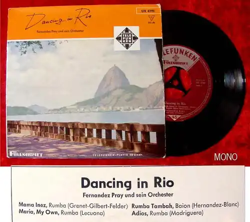 EP Fernandez Pray: Dancing in Rio (Telefunken) D