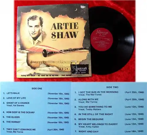 LP Artie Shaw Vol. 1 Clarinet Magic w/ Big Band & Strin