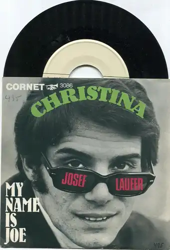 Single Josef Laufer: Christina (Cornet 3086) D Promo