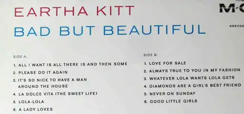 LP Eartha Kitt: Bad But Beautiful (MGM 665 025) D 1965