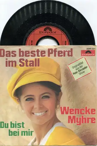 Single Wencke Myhre: Das beste Pferd im Stall (Polydor 2041 321) D 1972