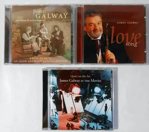 3 CD´s  James Galway   - Sammlung  -