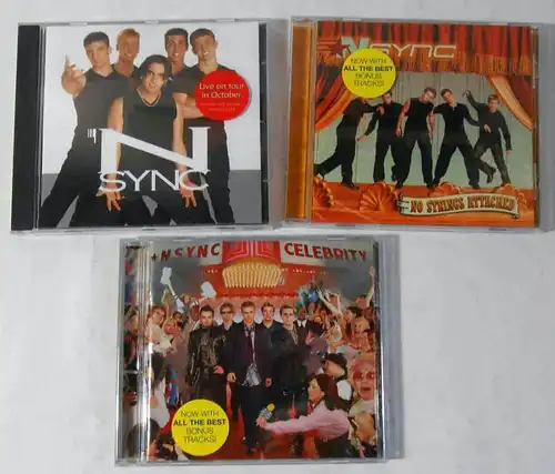 3 CD´s  N-Sync   - Sammlung  -