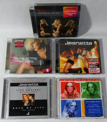 7 CD´s  Jeanette   - Sammlung  -