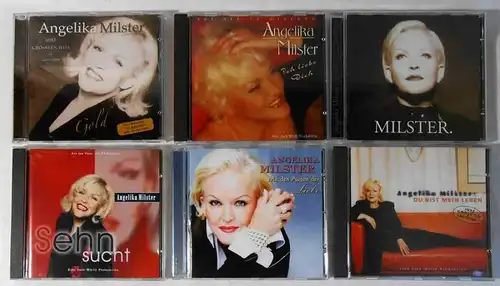 6 CD´s  Angelika Milster   - Sammlung  -