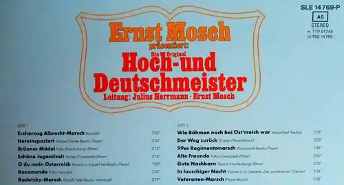 LP Ernst Mosch präsentiert Hoch- und Deutschmeister - Wie Böhmen noch bei....