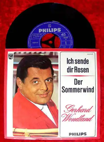 Single Gerhard Wendland: Ich sende Dir Rosen / Der Sommerwind 1965