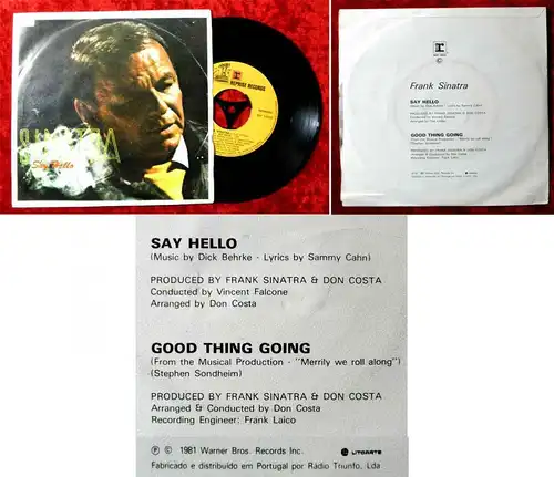 Single Frank Sinatra: Say Hello (Reprise REP 14 513) I 1981