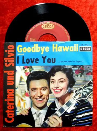 Single Caterina Valente & Silvio Francesco: I Love you (Decca D 19 451) D